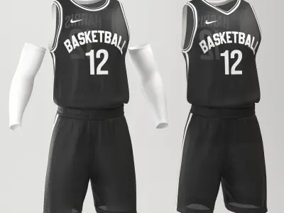Basketball Uniform 3D model