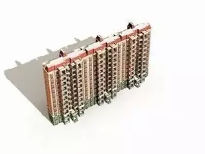 High-Rise Residential 3D model 10