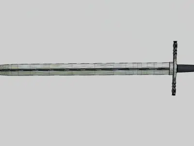 sword lord of rings 3D model