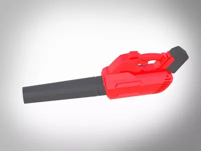 Air Blower Low-poly 3D model