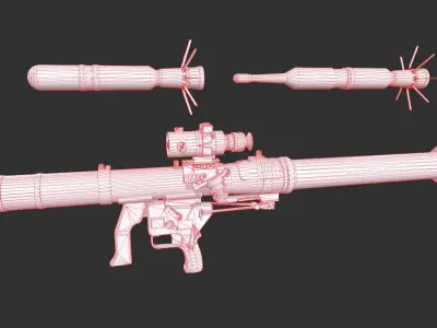 MK 153 Low-poly 3D model