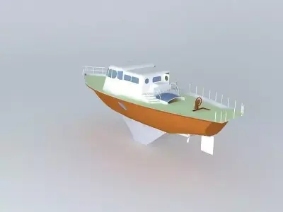 3D single hull Free 3D model