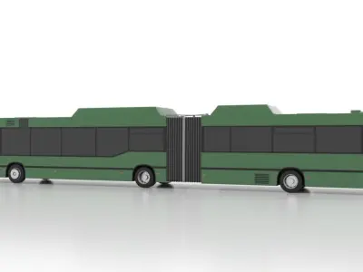 Mercedes-Benz O405GN2 CNG Low Low-poly 3D model