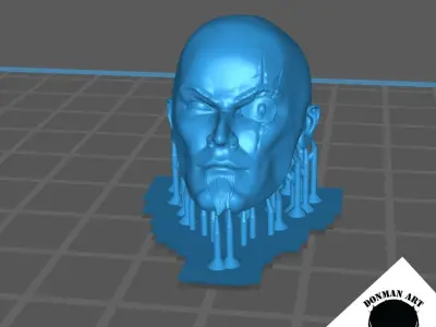 Mayhem Head for 6 inch action figures 3D print model purchase