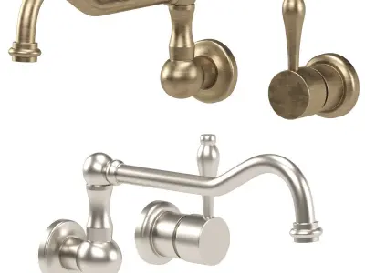 OFFICINE GULLO kitchen faucets collection 3D model