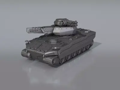 Battle tank V-3 -model for 3d printer 3D print model