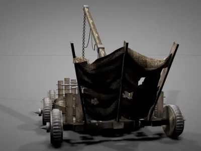 Medieval Wrecking Ball 3D model