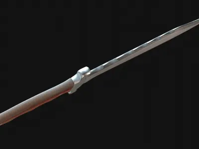 Hunting knife 3D model get
