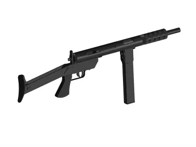  submachine gun 3D model