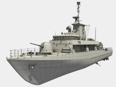 SUPERVITA ROUSSEN CLASS FAST ATTACK CRAFT HS DANIOLOS 3D model