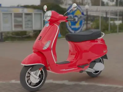 Piaggio Vespa LX125 3D model