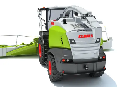 Forage Harvester Claas Jaguar 3D model