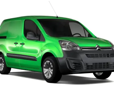 Citroen Berlingo  Van L1 Full Electric 2017 3D model