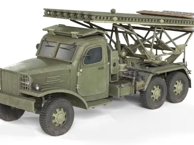 10 Military Vehicles Collection V1 Low-poly 3D model