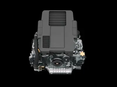 Car Engine  3D model by acrom