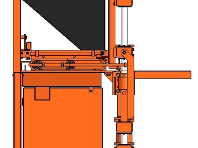 Brick press machine automatic 3D model