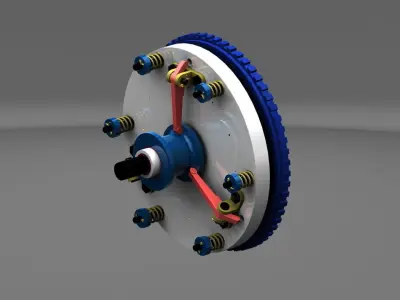 Single Plate Clutch 3D model