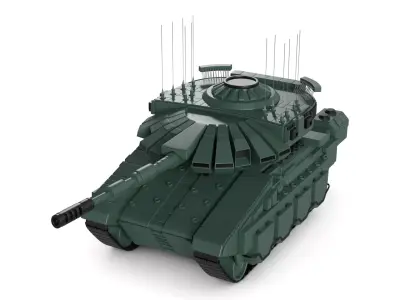 Main Battle Tank 3D model PBR