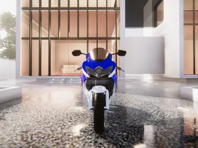 Suzuki Srad 750  Free 3D model