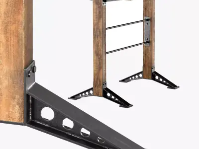 Horeca statafel - Graz hoog 3D model