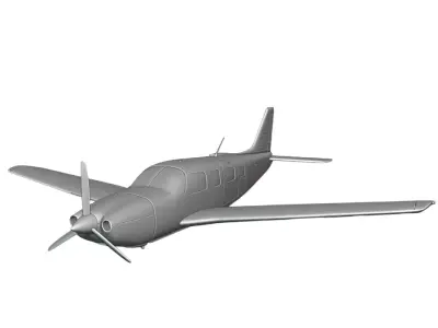 Piper Saratoga II TC ready 3D printing 3D print model
