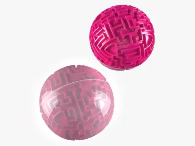 3D Maze Ball 3D model