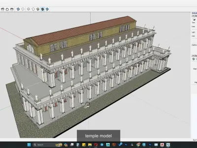 TEMPLE 3D MODEL 3D Model Pack purchase