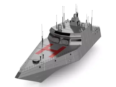 Corvette 3D model PBR
