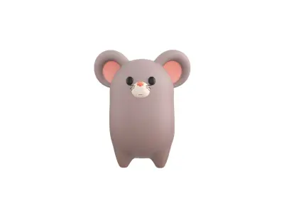 Rat Character 3D model purchase
