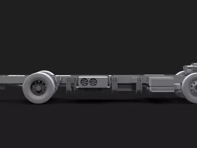 Full Electric Truck Chassis UT 3D model