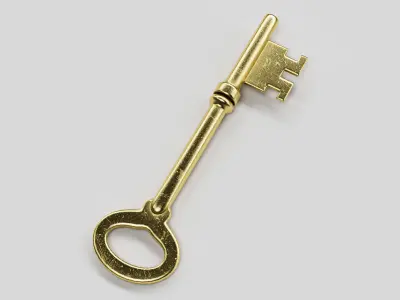 Old Key 3D model