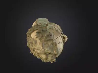 Echoes of Antiquity Head Low-poly 3D model