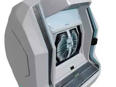 Futuristic Medical Scanner 3D Model 3D model