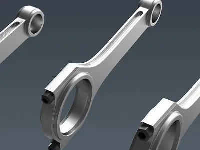 Engine piston 3D model by NoneCG - PBR