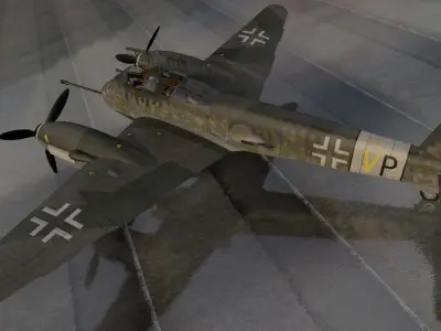 Messerschmitt Me-410 B-2 3D model