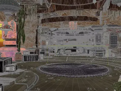 Wasteland Nexus Survival Base 3D model