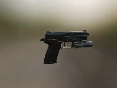 HK USP 45 3D model