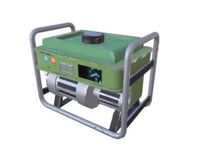  Generator 02 Low-poly 3D model