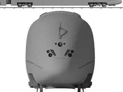 Detailed Speed Train UT 3D model