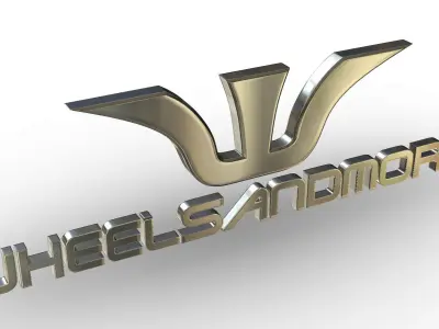 wheelsandmore logo 3D model