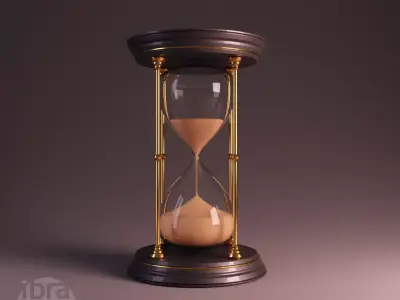 Sand clock 3D model