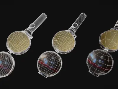 British WW2 No74 Sticky Grenade 3D model