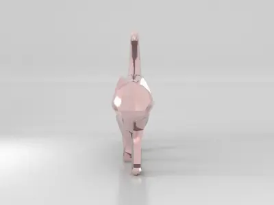 Cat Low-Poly Low-poly 3D model purchase
