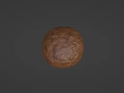 Realistic Meatball 3D Model Low-poly 3D model