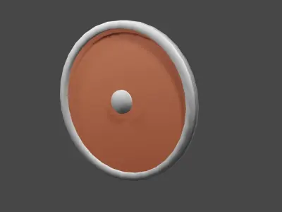 Sword And Shield Low-poly 3D model purchase