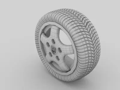 Porsche Wheel 3D model by dragosburian