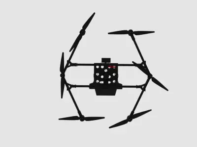 black Drone1 3D model