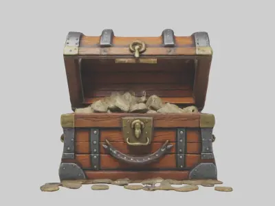 Treasure Chest Model 3D model