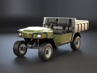 UTV Farm Cart 3D model