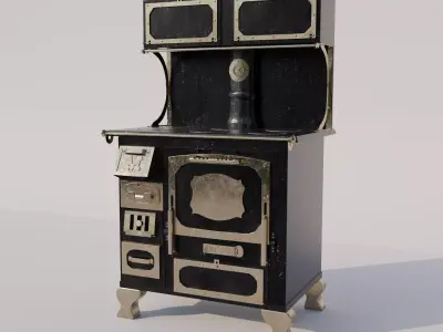 Iron Stove 3D model